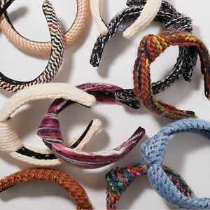 Lele Sadoughi Multicolor Knit Headbands